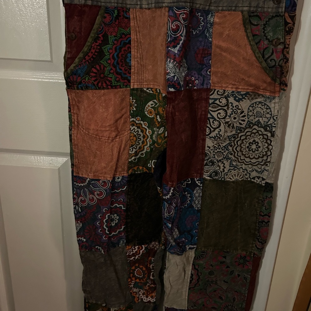 Rising International Multicolor Patchwork wide le… - image 3